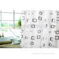 Custom Printed waterproof Plastic Shower Curtain / hotel ex